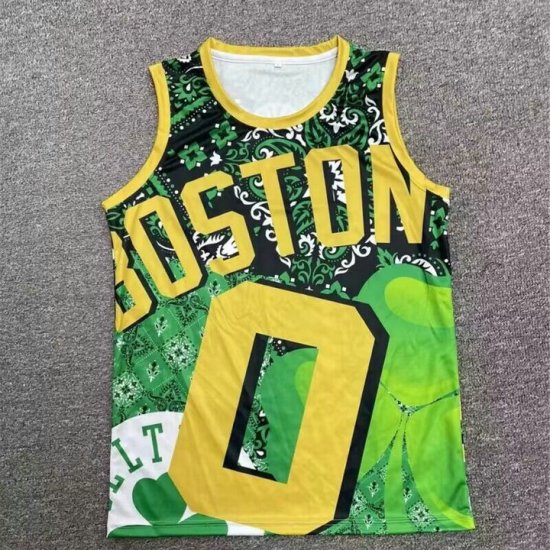 0 Tatum Hip hop basketball jersey